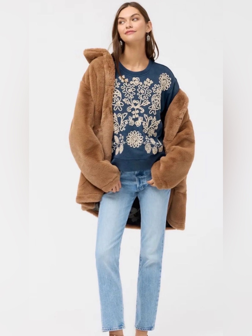 Johnny Was Sutash Sweatshirt Size Medium & Small NWOT $320